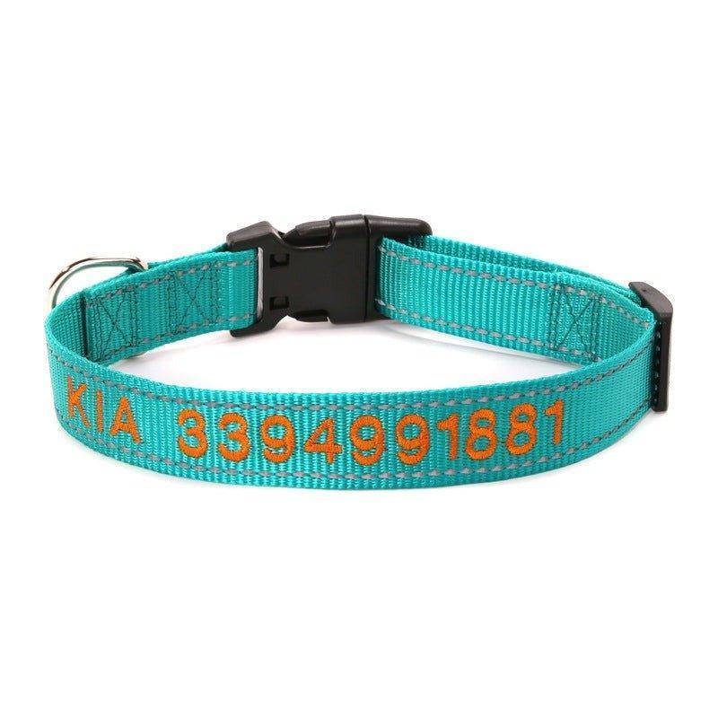 Personalized Dog Collar Reflective and Quick Release Buckle - iTalkPet