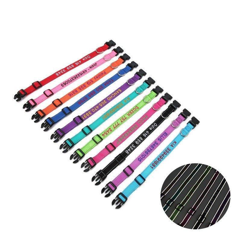 Personalized Dog Collar Reflective and Quick Release Buckle - iTalkPet