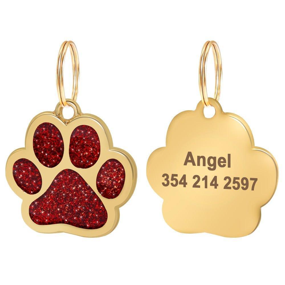 Free Engraved Pet ID Tag Personalized Cat Puppy ID Tag - iTalkPet