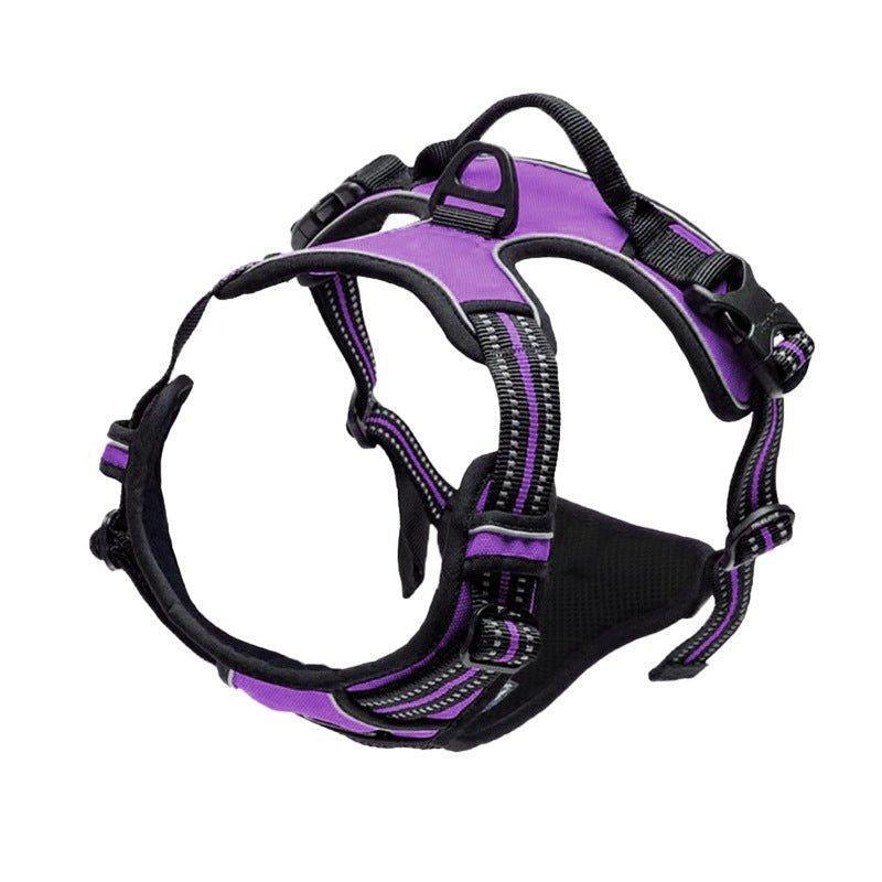 No-Pull Pet Dog Harness with 2 Clips - Adjustable Soft Padded Dog Vest - iTalkPet