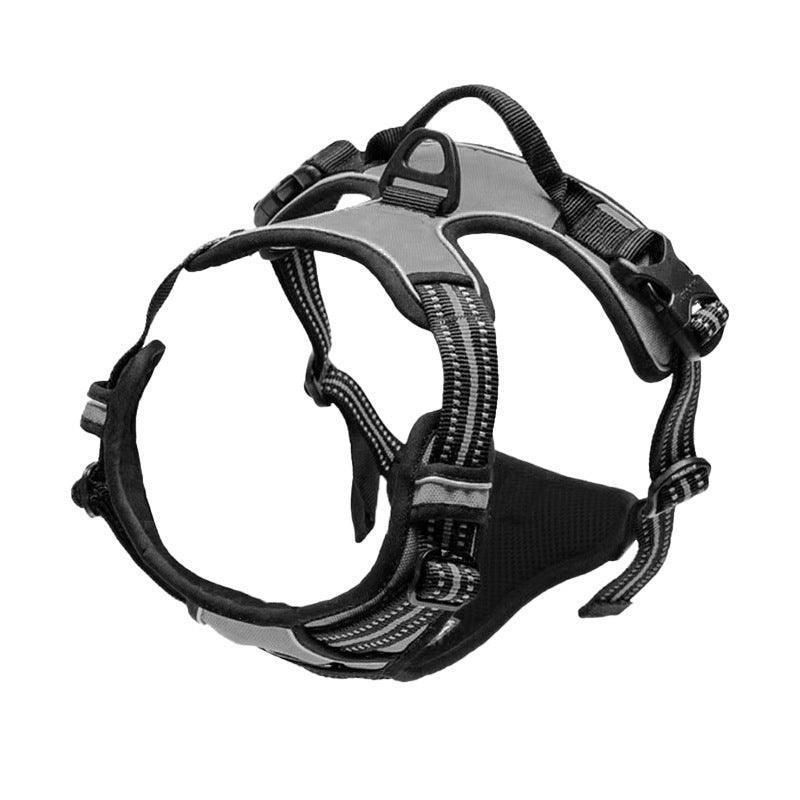 No-Pull Pet Dog Harness with 2 Clips - Adjustable Soft Padded Dog Vest - iTalkPet