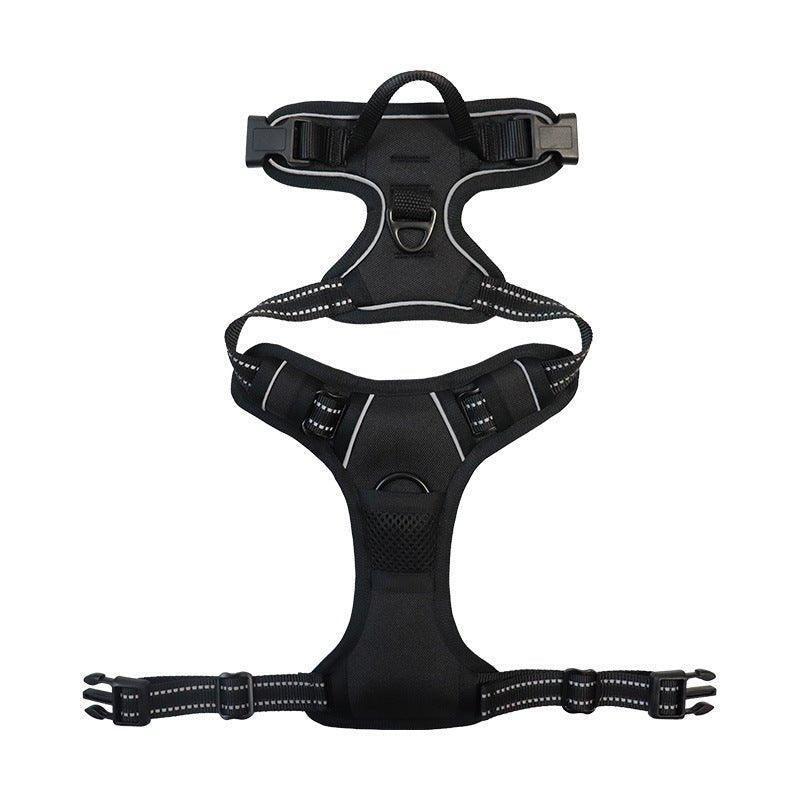 No-Pull Pet Dog Harness with 2 Clips - Adjustable Soft Padded Dog Vest - iTalkPet