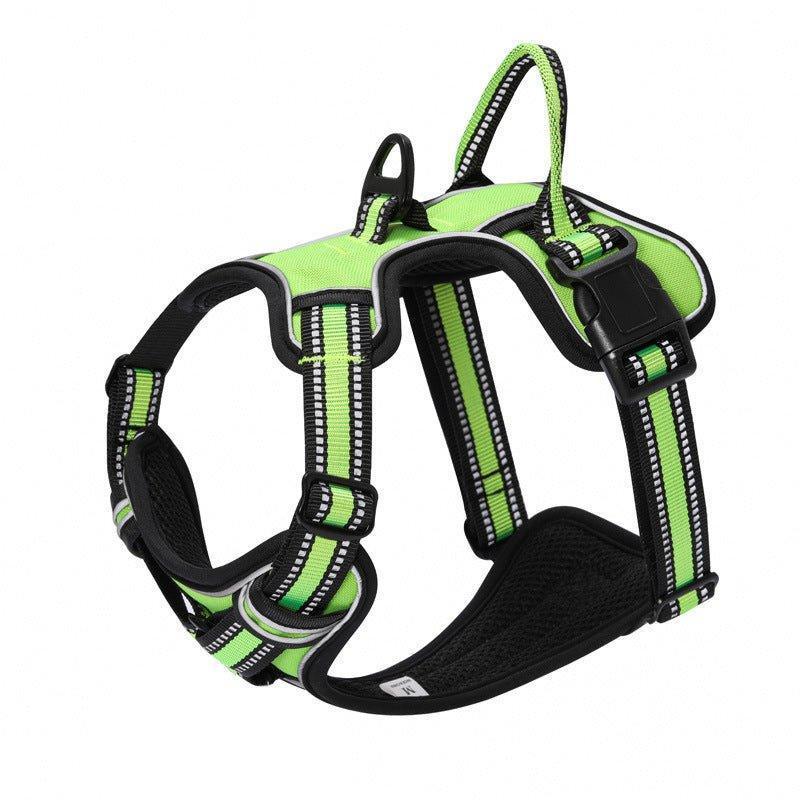 No-Pull Pet Dog Harness with 2 Clips - Adjustable Soft Padded Dog Vest - iTalkPet