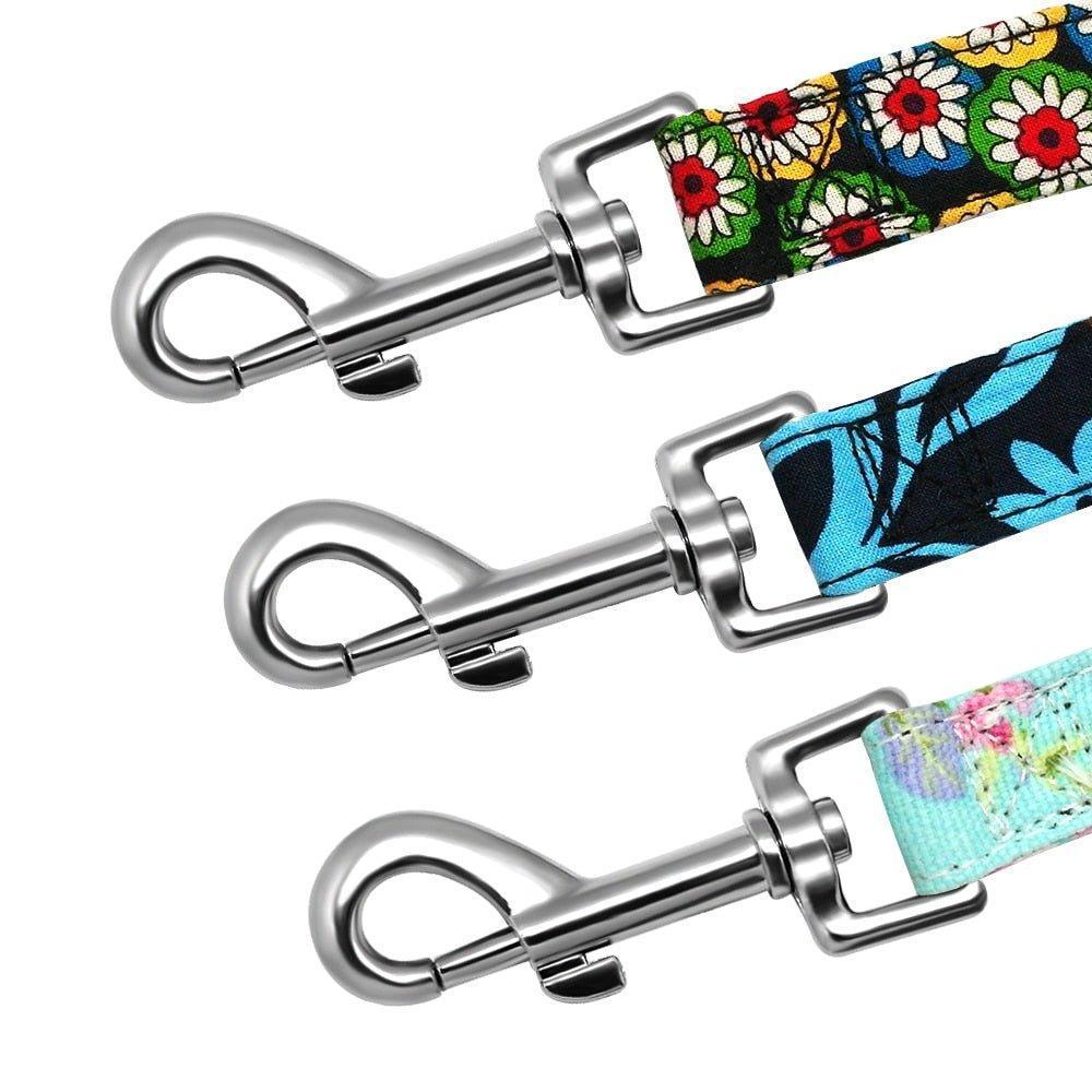 Nylon Printed Mesh Padded Pet Puppy Walking Leash - iTalkPet