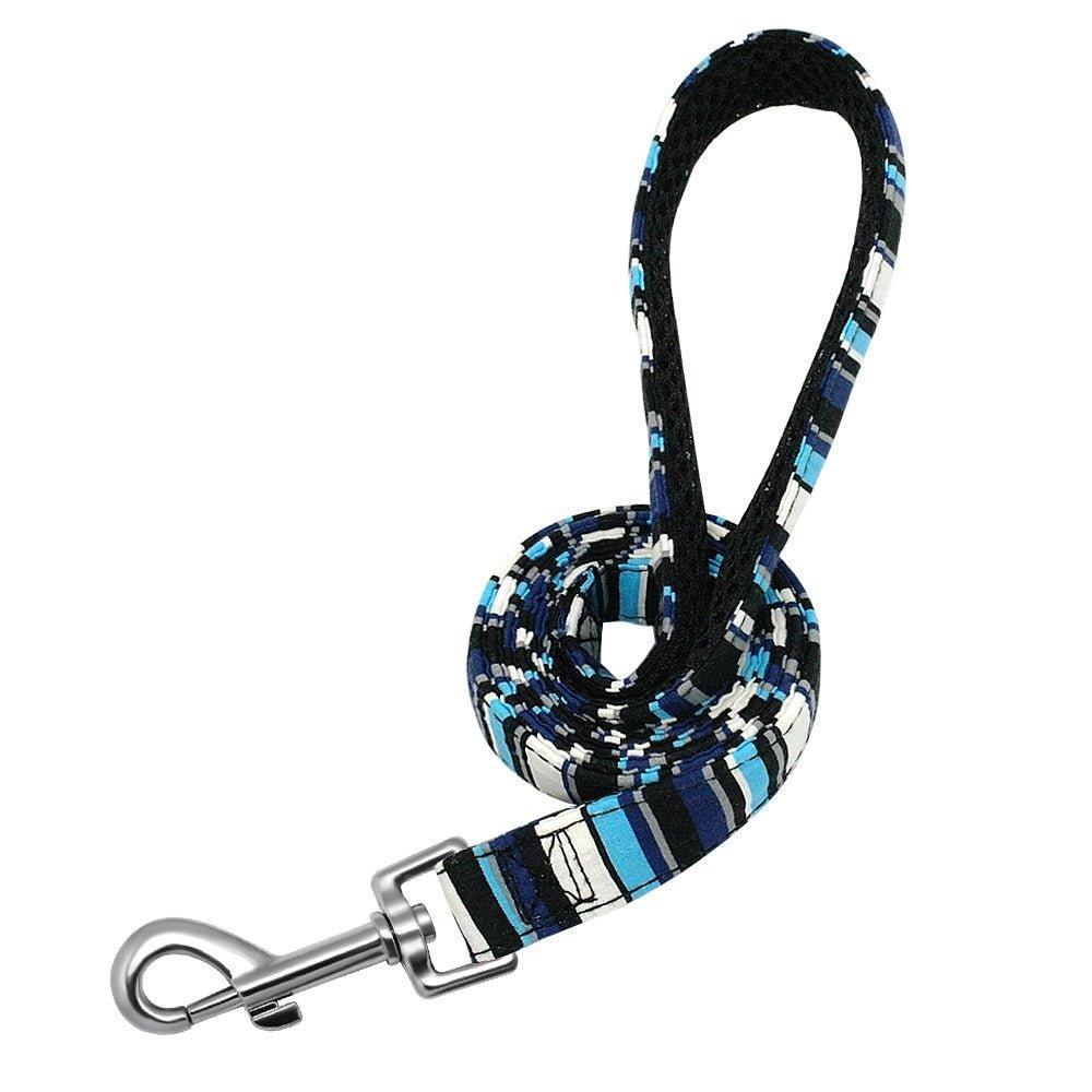 Nylon Printed Mesh Padded Pet Puppy Walking Leash - iTalkPet