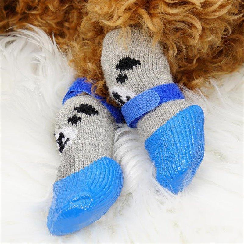 Waterproof Puppy Socks - 4 PCS Breathable Dog Shoes - iTalkPet