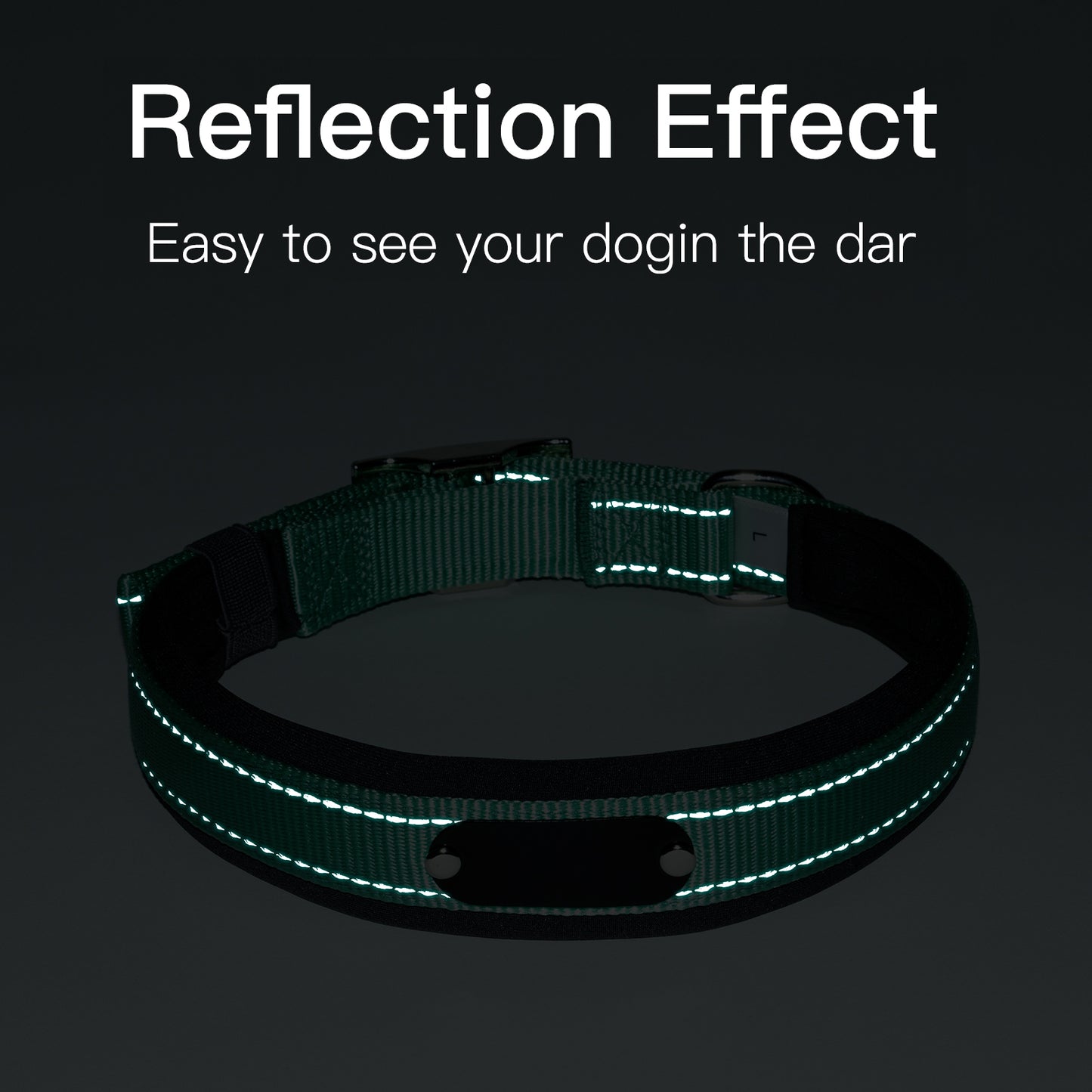 Reflective Soft Personalized Dog Collars