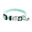 Personalized Velvet Safety Cat Collar with Engraved ID Metal Buckle and Bell