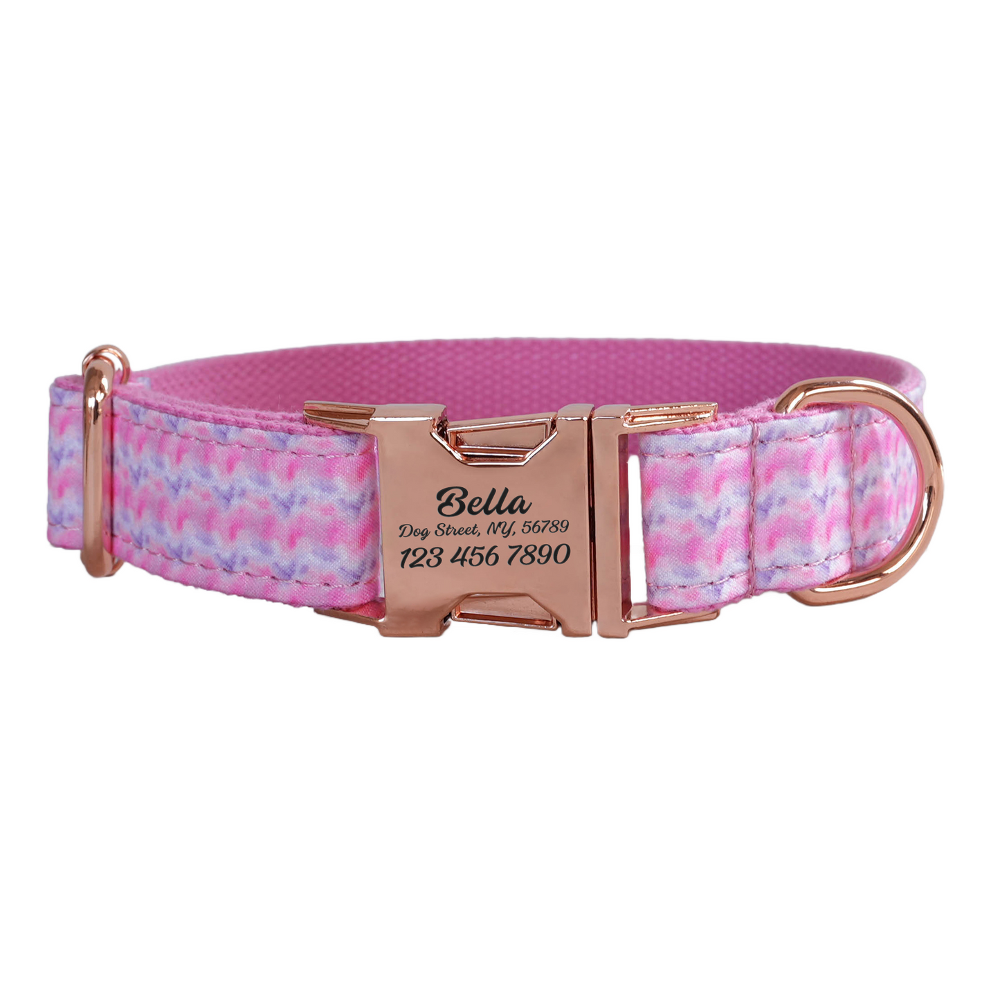 Little Fower Custom Dog Collars, Personalized Puppy Collar, Bowtie, Leash