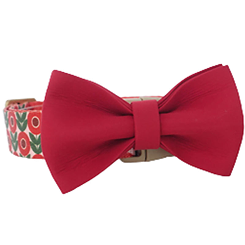 Flower Cute Personalized Dog Collar with Plastic Buckle