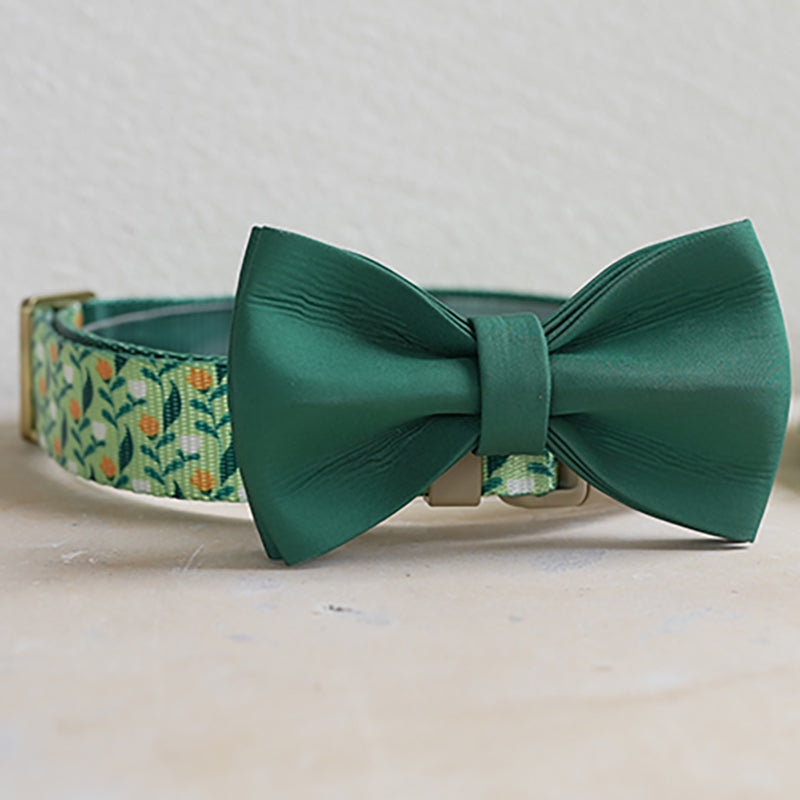 Flower Cute Personalized Dog Collar with Plastic Buckle