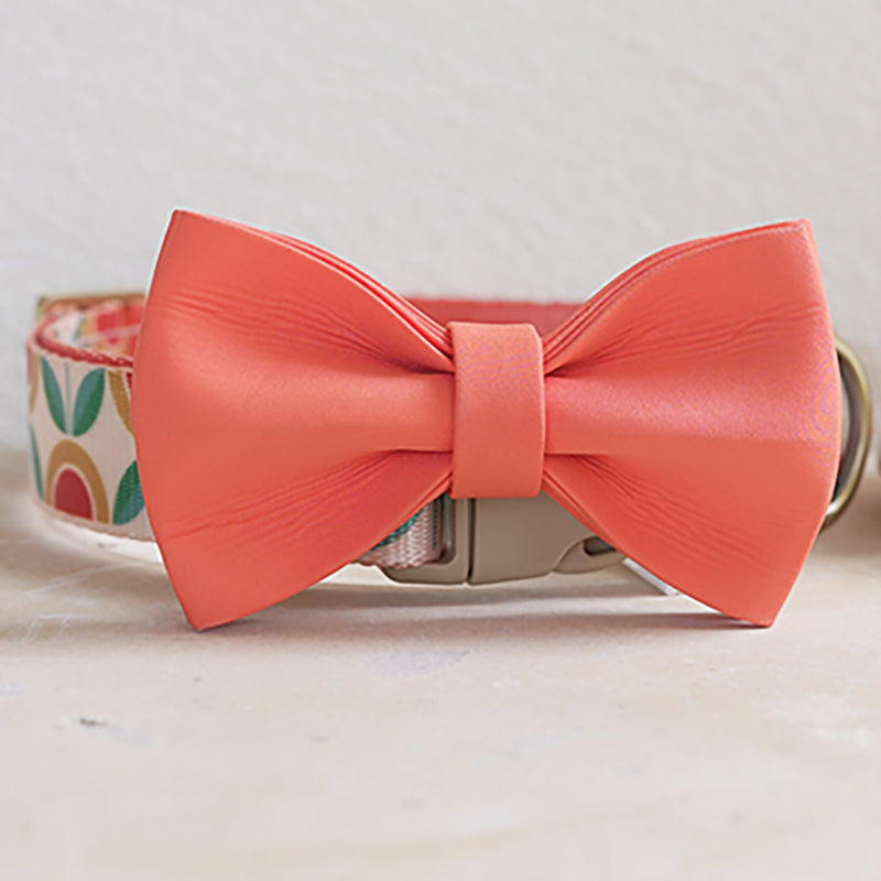 Cute Flower Personalized Dog Collar with Plastic Buckle