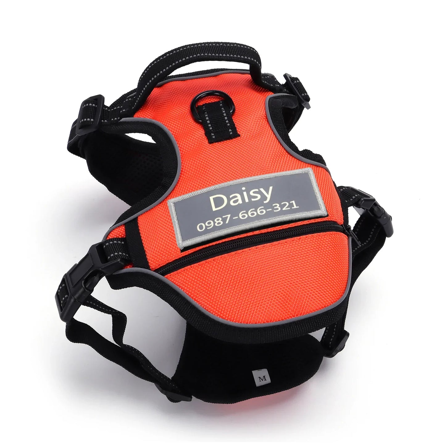 Personalized Classic Dog Vest for Outings Engraved Custom Dog Harness