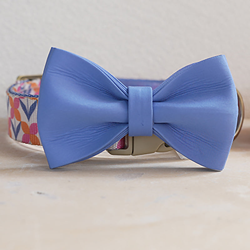 Cute Flower Personalized Dog Collar with Plastic Buckle