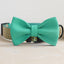 Plastic Buckle Cute Personalized Dog Collar, Custom Pet Collar Bow Tie, Leash