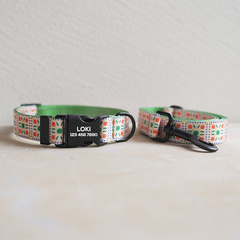 Halloween Cute Personalized Dog Collar with Plastic Buckle