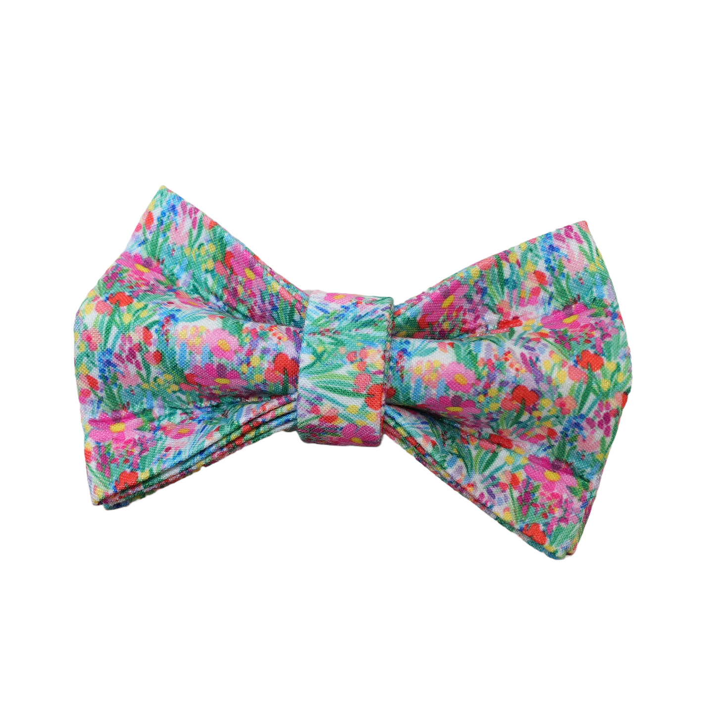 Flower Personalized Cat Collar with Bowtie Free Engraved