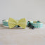 Plastic Buckle Cute Personalized Dog Collar, Custom Pet Collar Bow Tie, Leash