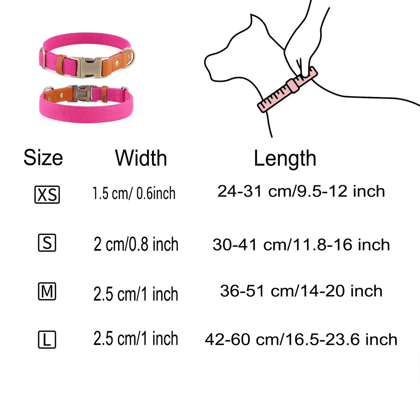 Natural Hemp Adjustable Dog Collar - Engravedable