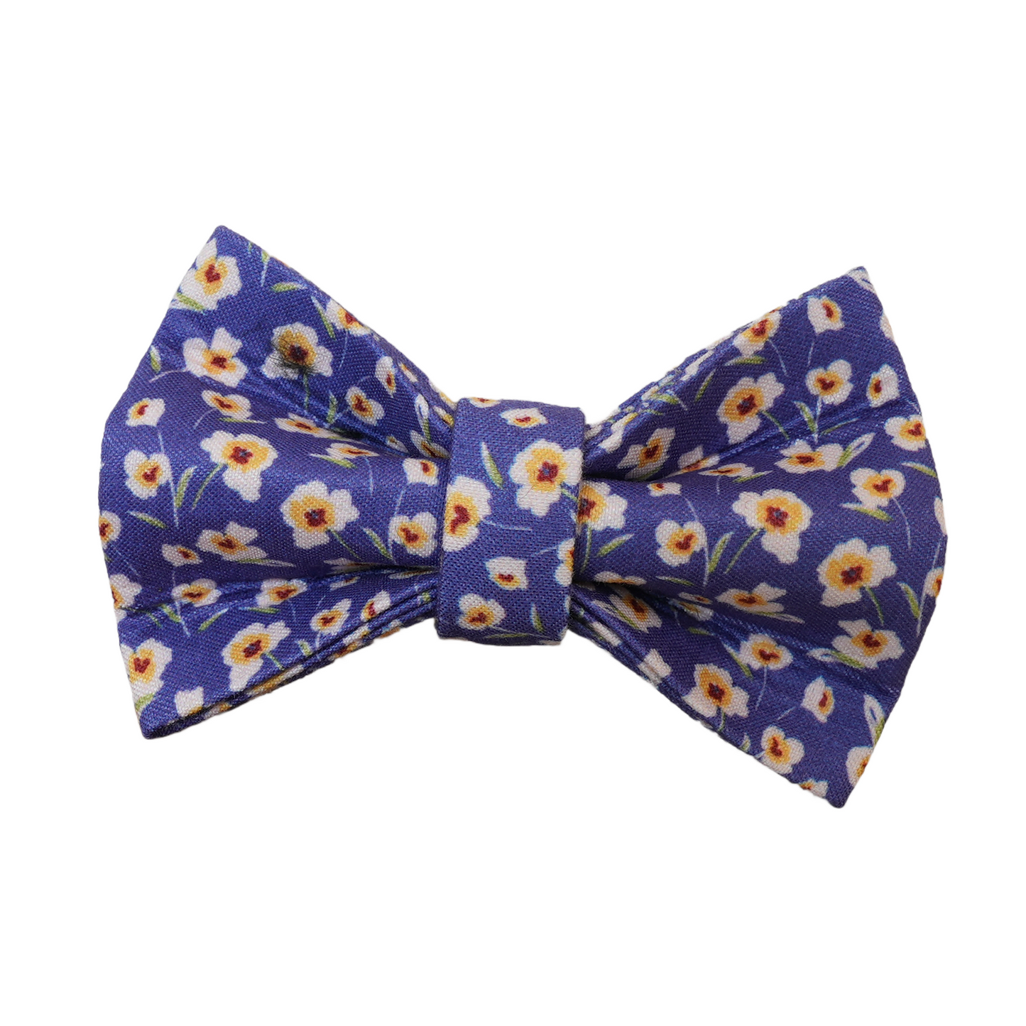 Pink Flower Personalized Cat Collar with Bowtie Free Engraved