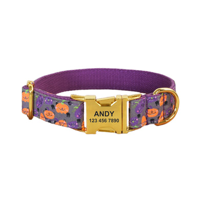 Halloween Anti-Lost Custom Engraved Pet Collar