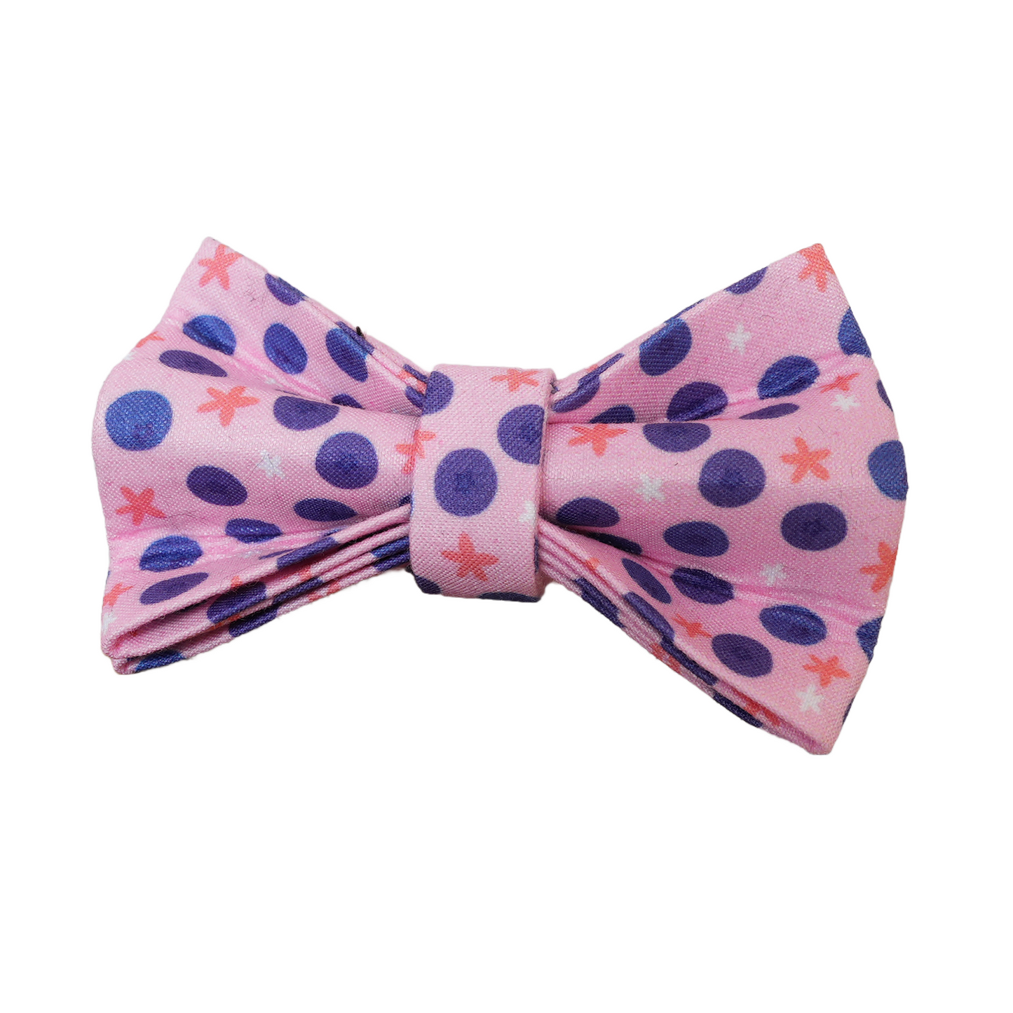 Pink Flower Personalized Cat Collar with Bowtie Free Engraved