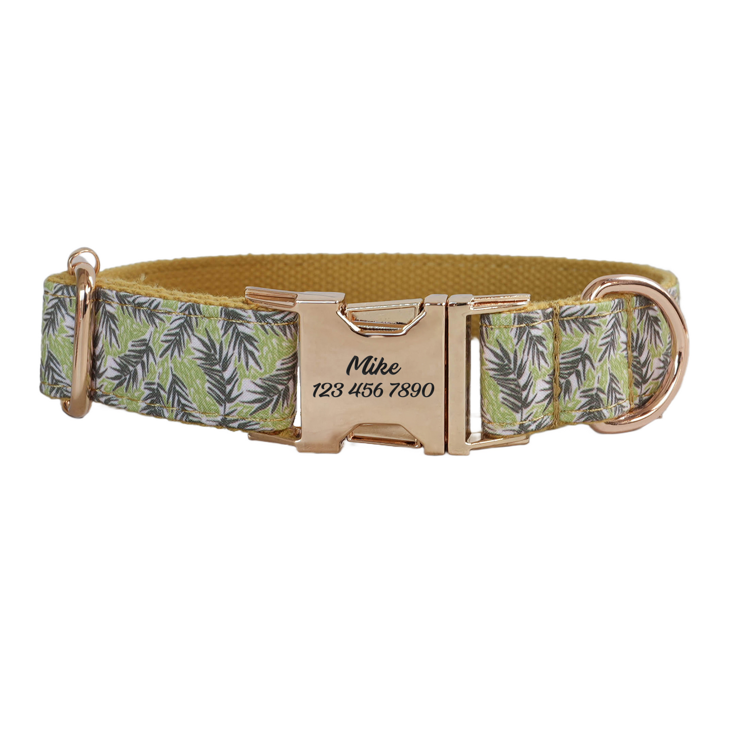 Blue Fower Custom Dog Collars, Personalized Puppy Collar, Bowtie, Leash