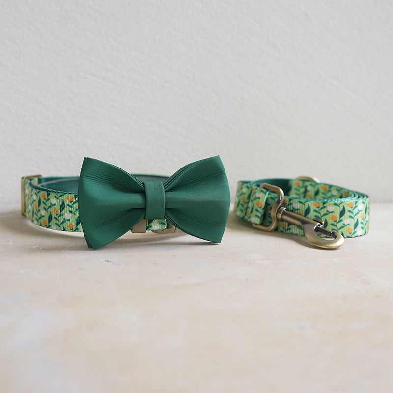 Flower Cute Personalized Dog Collar with Plastic Buckle