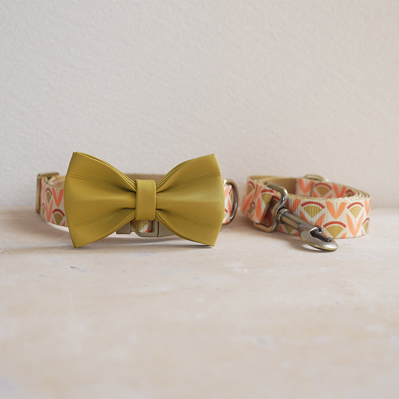 Cute Flower Personalized Dog Collar with Plastic Buckle
