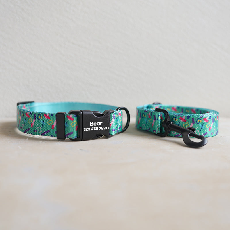 Halloween Cute Personalized Dog Collar with Plastic Buckle