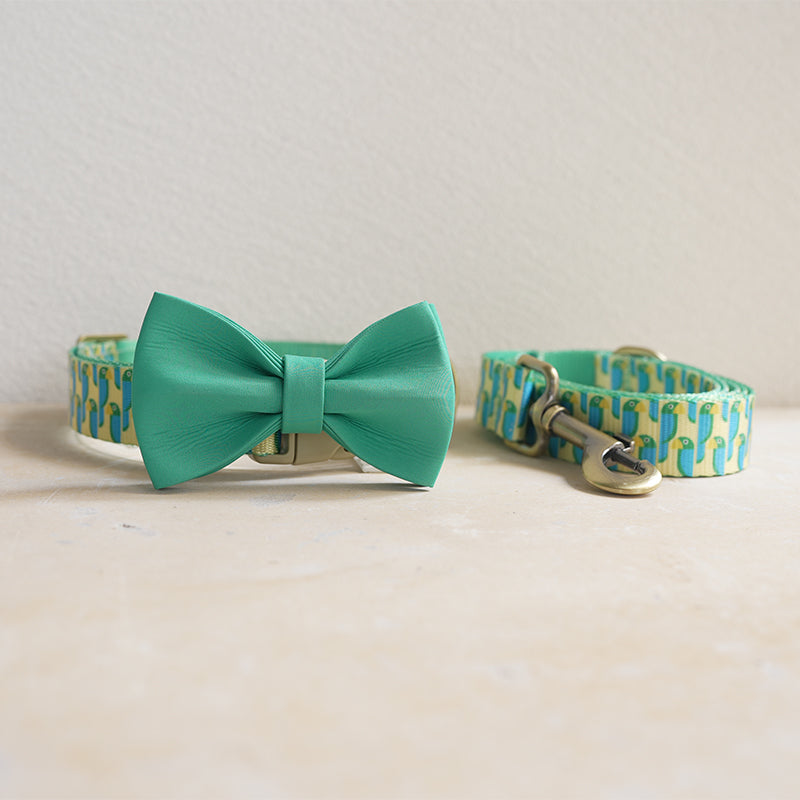 Cute Flower Personalized Dog Collar with Plastic Buckle