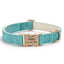 PU Leather Engravable Anti-Lost Cotton Strap Pet Collar