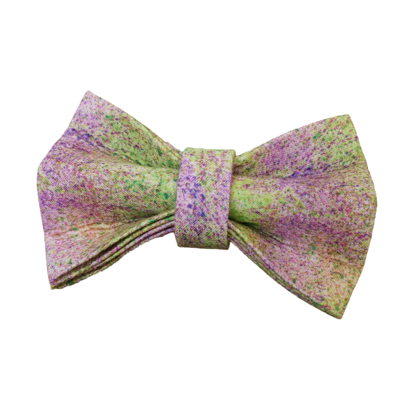 Purple Flower Personalized Cat Collar with Bowtie Free Engraved