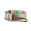 Flower Cute Personalized Dog Collar with Plastic Buckle