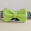 Cute Personalized Dog Collar Plastic Buckle, Custom Pet Collar Bow Tie, Leash