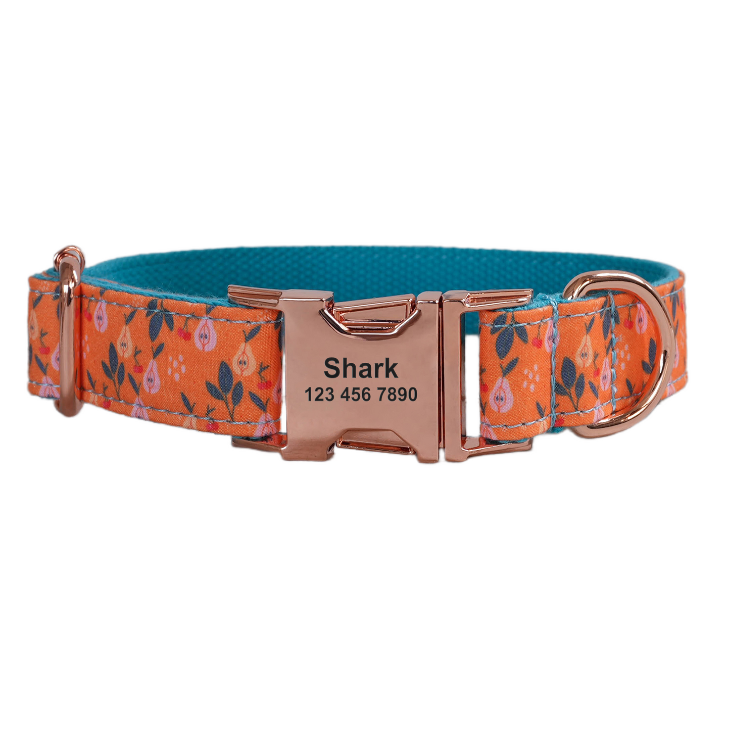 Colorful Fower Custom Dog Collars, Personalized Puppy Collar, Bowtie, Leash