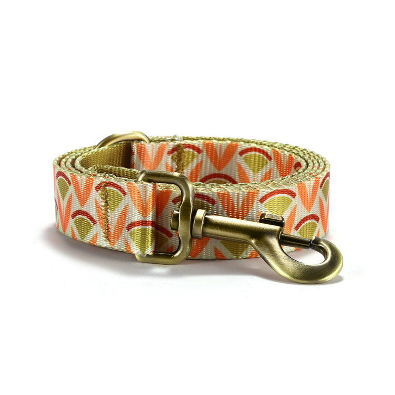 Cute Flower Personalized Dog Collar with Plastic Buckle