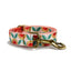 Cute Flower Personalized Dog Collar with Plastic Buckle