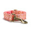 Flower Cute Personalized Dog Collar with Plastic Buckle