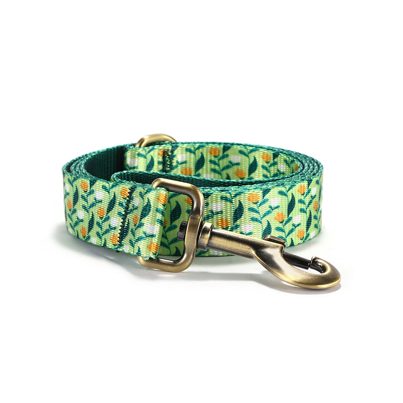 Flower Cute Personalized Dog Collar with Plastic Buckle