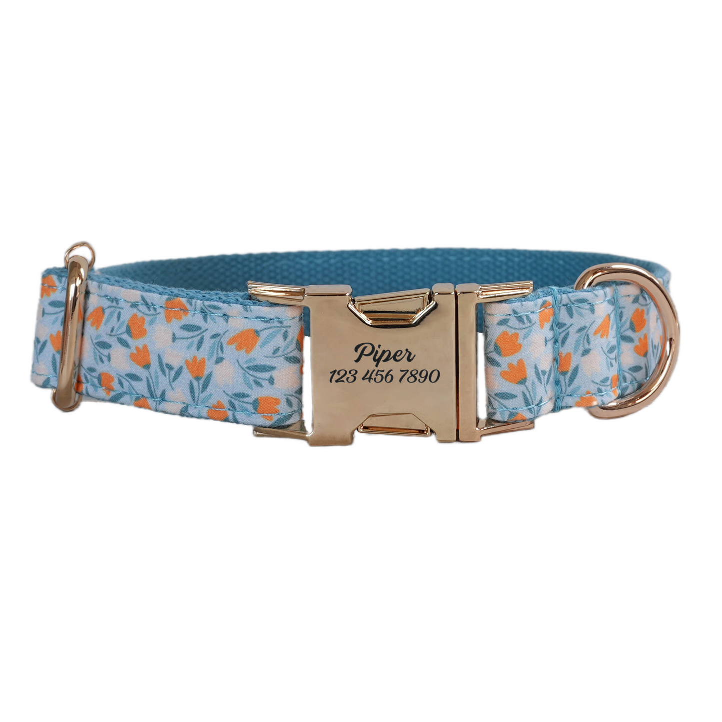Flower Personalized Dog Collars,Custom Puppy Collar, Bowtie, Leash