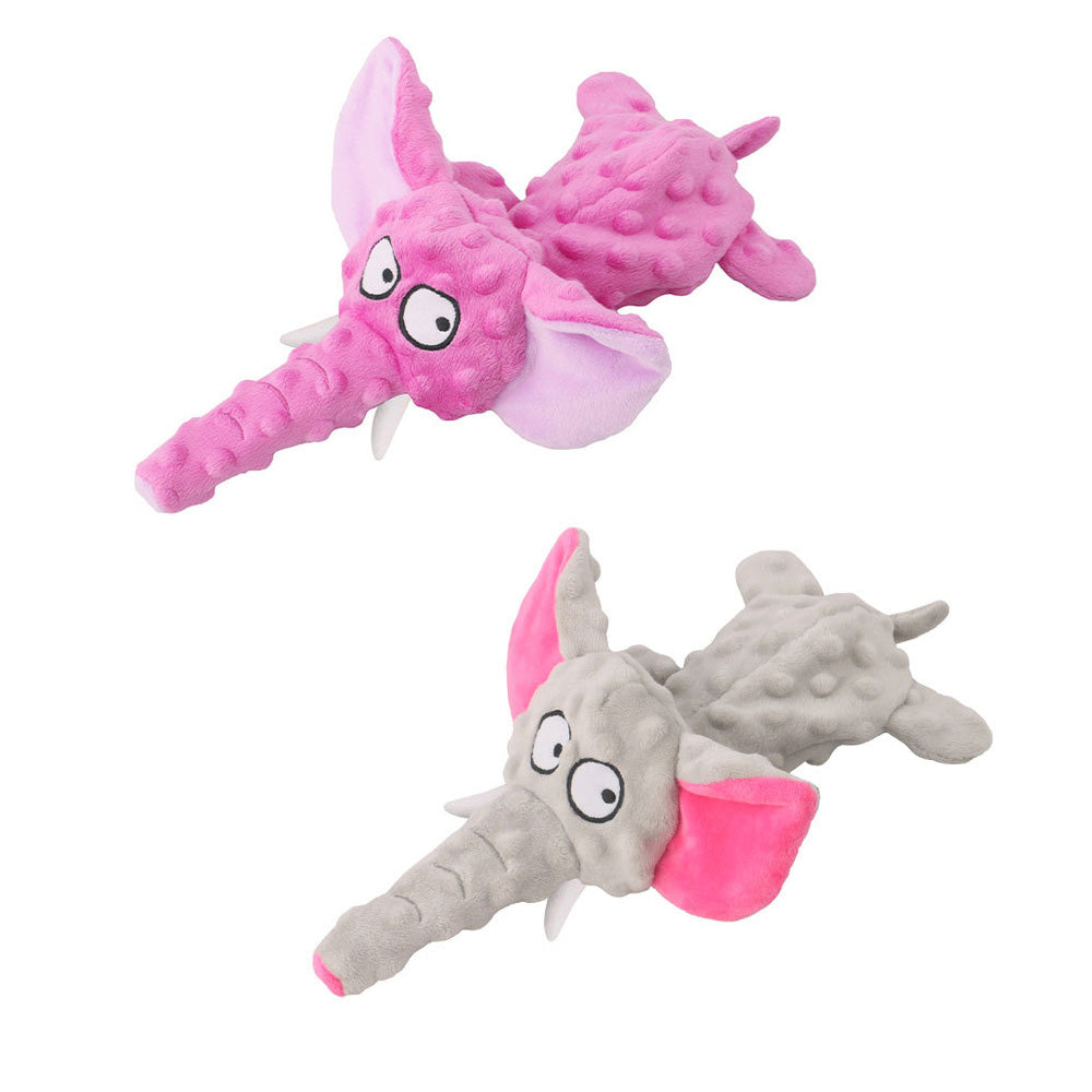 Elephant Shaped Funny Plush Dog Squeaky Toy