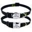 Personalized Nylon Cat Collar 2 Pack Set