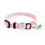 Personalized Velvet Safety Cat Collar with Engraved ID Metal Buckle and Bell
