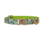 Personalized Green Cat Collar with Bowtie Free Engraved