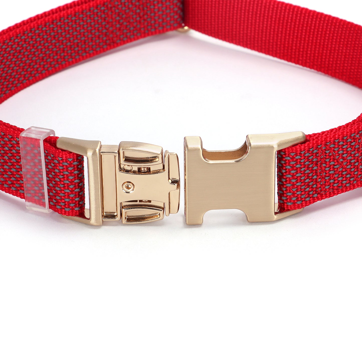Customized Nylon Reflective Dog Collar Engravable Pet Collar