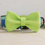 Plastic Buckle Cute Personalized Dog Collar, Custom Pet Collar Bow Tie, Leash