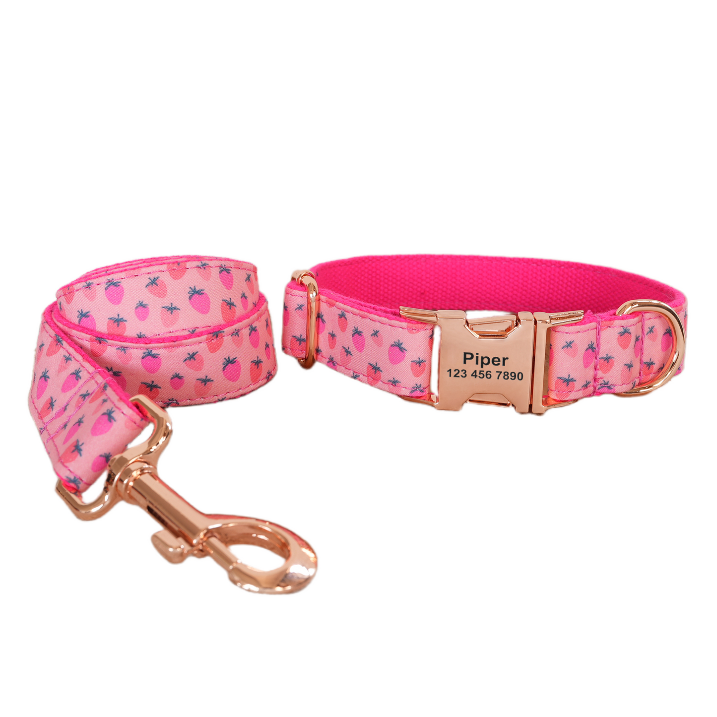 Colorful Fower Custom Dog Collars, Personalized Puppy Collar, Bowtie, Leash