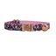 Flower Personalized Cat Collar with Bowtie Free Engraved