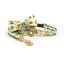 Personalized Fruit Pattern Cat Collar with Leash and Bowtie